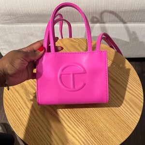 Telfar Bright Pink Mini Bag